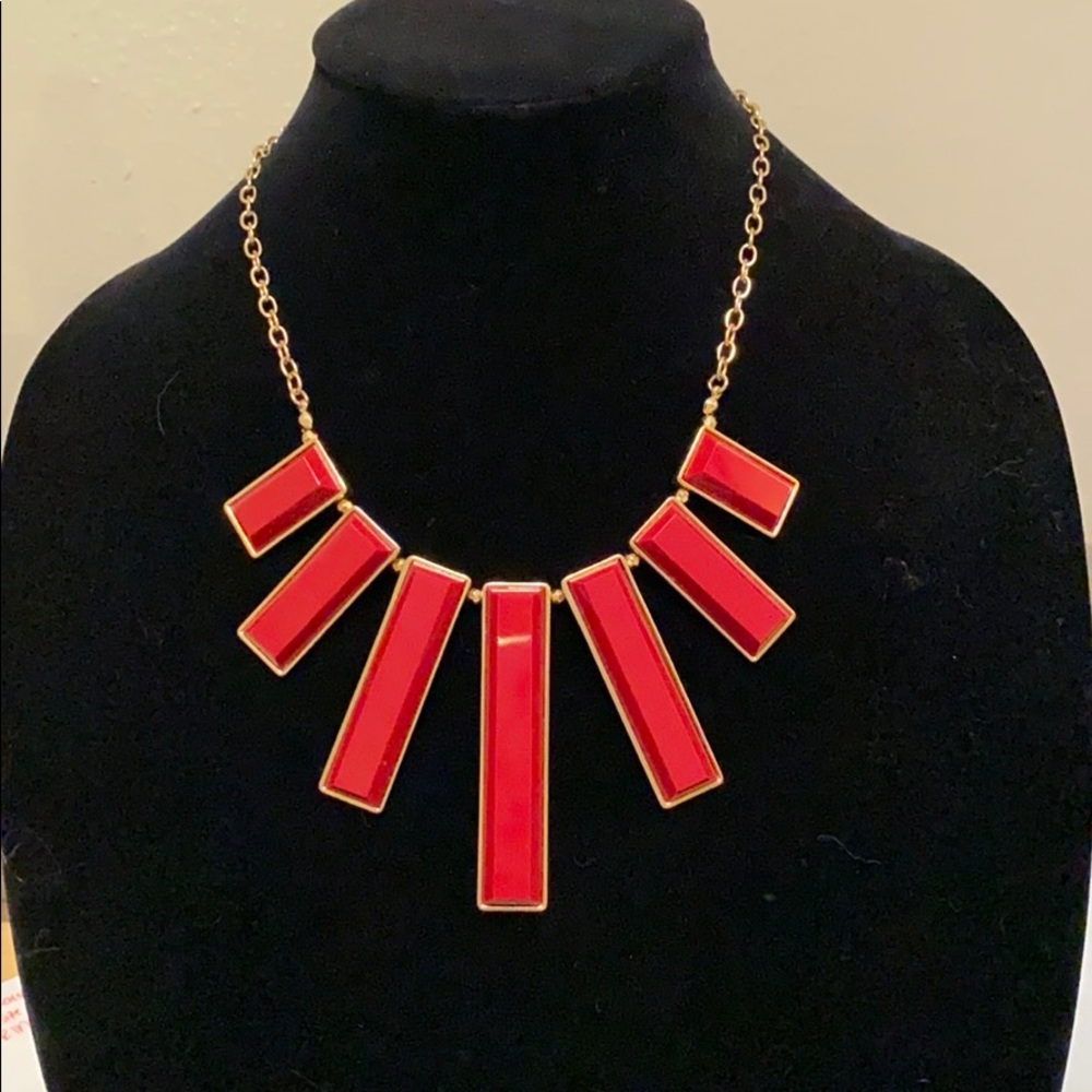 Deep rich red necklace 😍♥️
